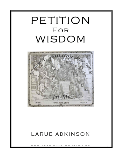 petition - Right Hand of God