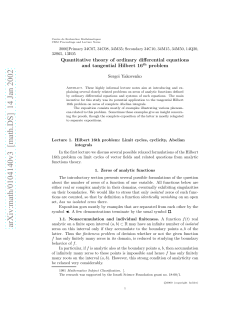 arXiv:math/0104140v3 [math.DS] 14 Jan 2002