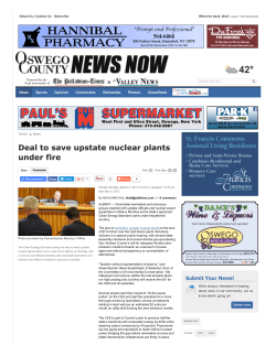 Deal to save upstate nuclear plants under fire