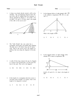 Right Triangles