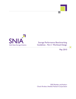 Storage Performance Benchmarking Guidelines - Part 1