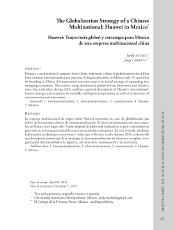 The Globalization Strategy of a Chinese