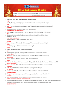 1. In the song `Jingle Bells`, how many horses pulled the