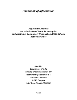 Handbook of Information