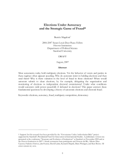 Electoral autocracies