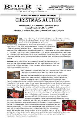 christmas pdf - Rod Butler Auction Service