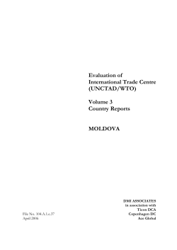 Moldova Country Report