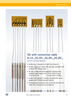 SG with connection cable K-LY... / K-XY... / K-RY... / K