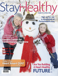 stayhealthy-winter-2015 - Porter Health Care System