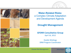Drought Management