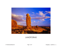 landforms - Spring Branch ISD