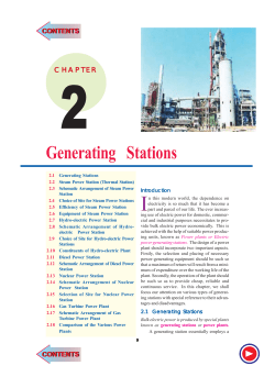 Generating Stations
