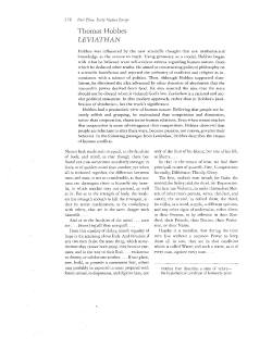 Thomas Hobbes - Leviathan (1651)