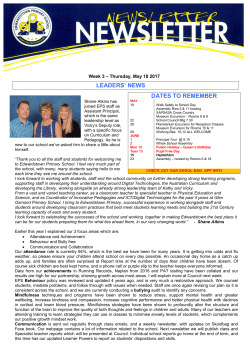 Annmarie, can you please put somewhere on this newsletter