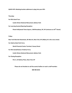 QUICK HITS: Meeting location addresses to plug into your GPS