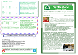 Newsletter (three weeks ago)