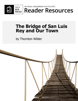 The Bridge of San Luis Rey and Our Town