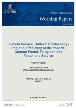 Uniform Service, Uniform Productivity?