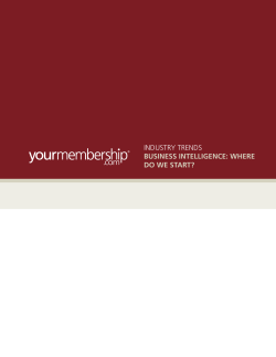 industry trends business intelligence: where do