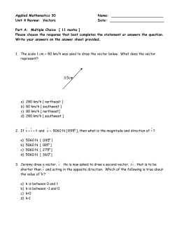 M30A Vectors Review B