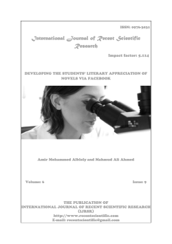 PDF - International Journal of Recent Scientific Research