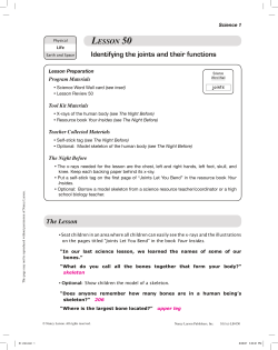Sample Lesson 50 - Nancy Larson&reg; Science