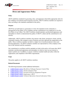 Dress and Appearance Policy