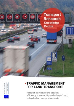 Traffic Management for Land Transport
