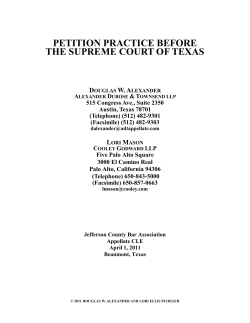 The Ultimate Petition for Review