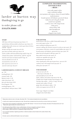 The Larder at Burton Way