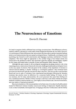The Neuroscience of Emotions