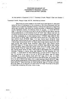 left on an arc of 599.99 feet radius, from a radial bearing of South 68