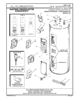 PSD-1-749 MODELS PES/PEST - 30/40/52/66/80/120 SERIES 918