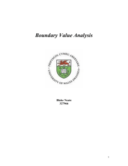 Boundary Value Analysis