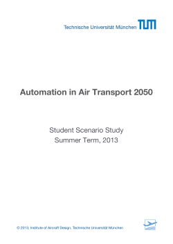 Automation in Air Transport 2050