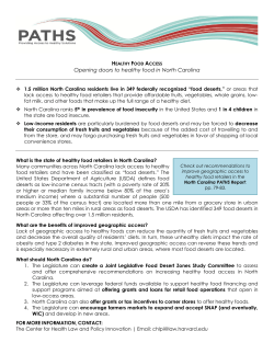 Healthy Food Access - Center For Health Law and Policy Innovation