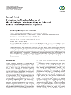 Optimizing the Shunting Schedule of Electric Multiple Units Depot