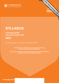 syllabus - PastPapers.Co