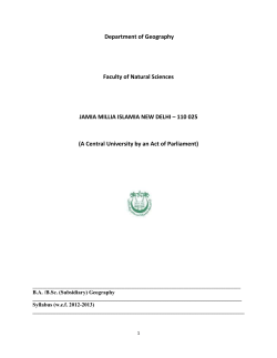 Department of Geography