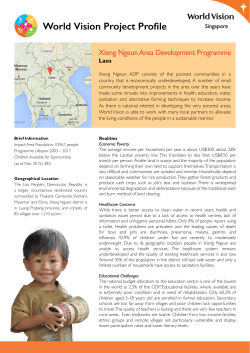 detailed project/ADP profile