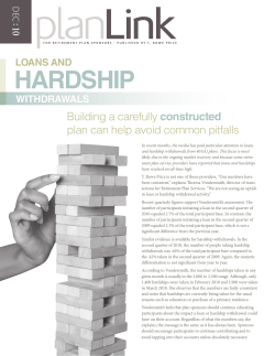LOANS AND HARDSHIP