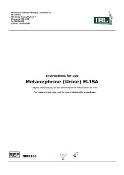 Metanephrine (Urine) ELISA