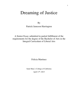 Dreaming of Justice