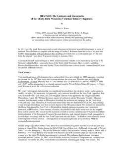 REVISED: The Canteens and Haversacks of the