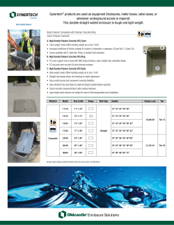 Synertech General - Oldcastle Enclosure Solutions