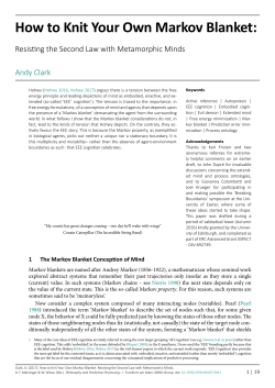 3 - Philosophy and Predictive Processing