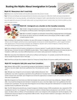 Myths About Immigration