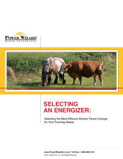 Selecting an Energizer