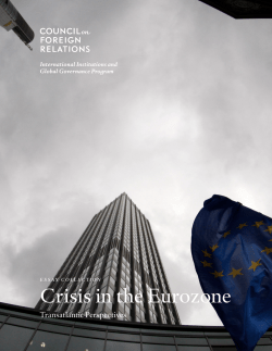 Crisis in the Eurozone - Council on Foreign Relations
