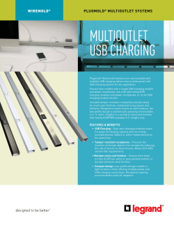 multioutlet usb charging